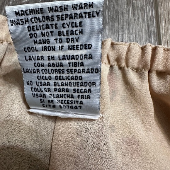 🛍️Polyester floral skirt with lining Size 14 - Picture 9 of 9